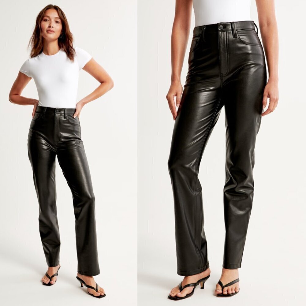 Abercrombie & Fitch Faux Leather Pants